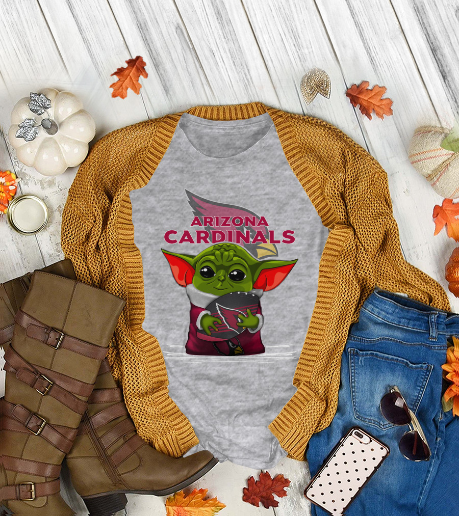 Arizona Cardinals Yoda Football Fan T-Shirt