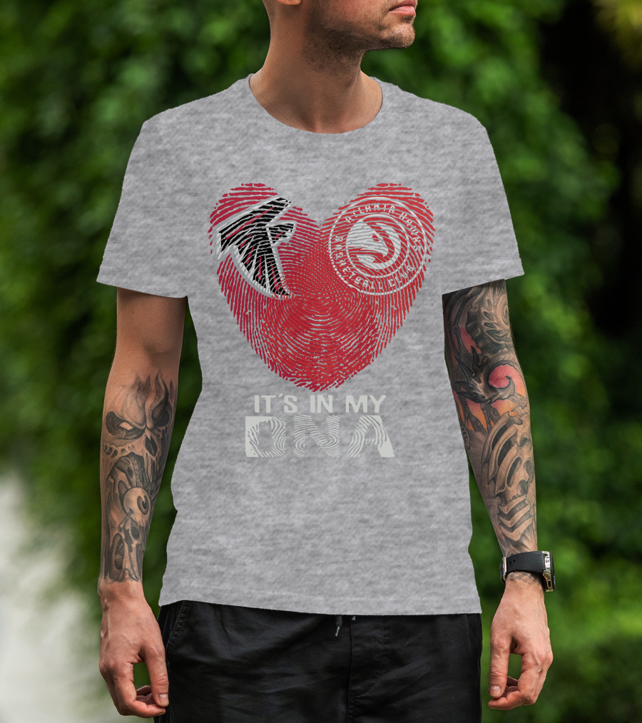 Atlanta Falcons It's In My Dna Heart T-Shirt