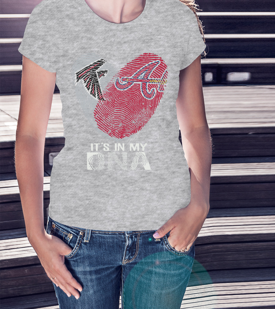 Atlanta Falcons Braves It's In My Dna T-Shirt