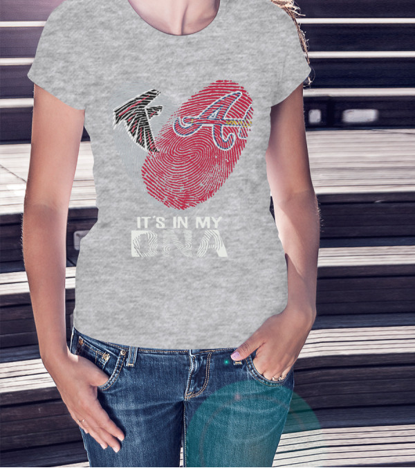 Atlanta Falcons Braves It's In My Dna T-Shirt
