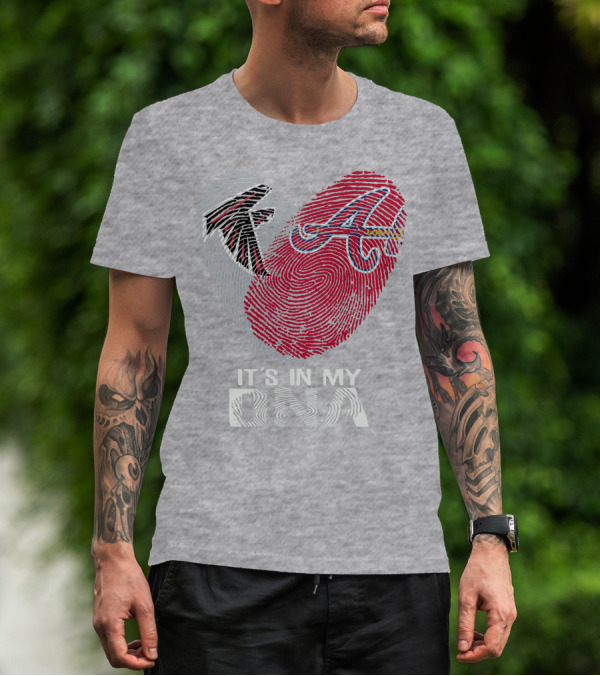 Atlanta Falcons Braves It's In My Dna T-Shirt