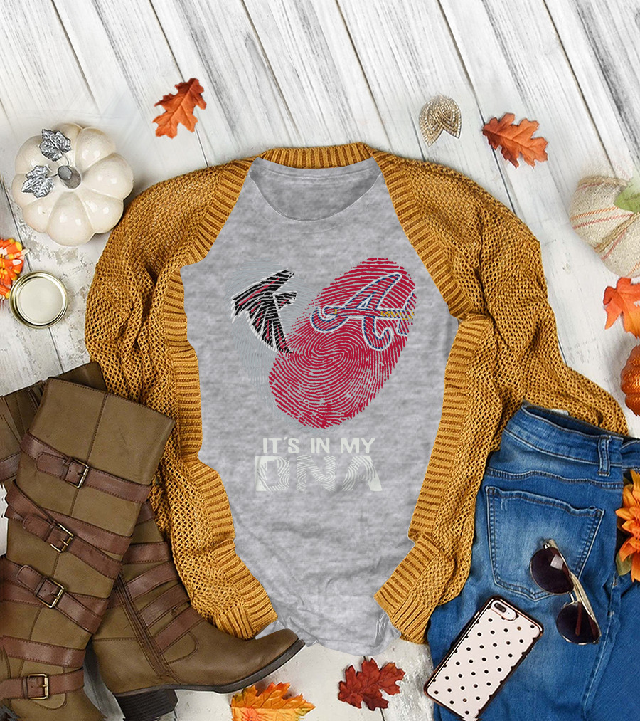 Atlanta Falcons Braves It's In My Dna T-Shirt