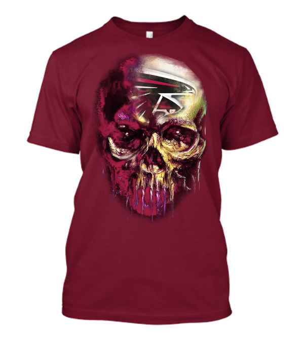 Atlanta Falcons Skull Art T-Shirt