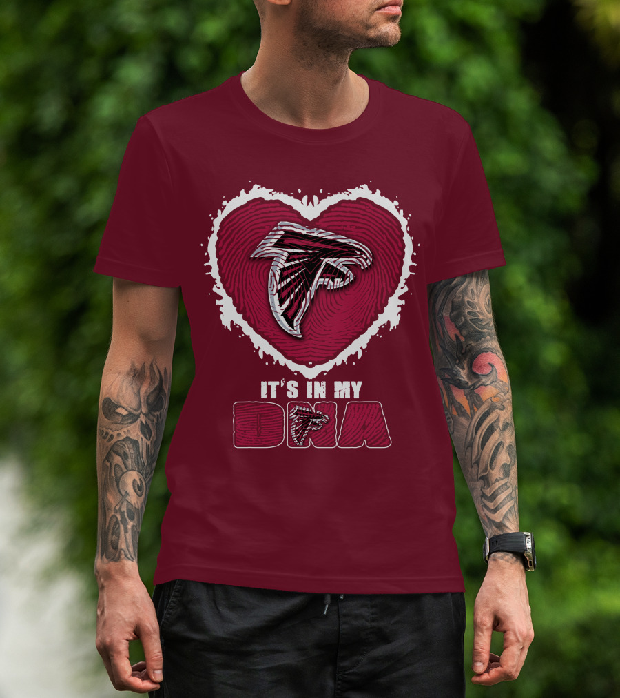 Atlanta Falcons Heart It's In My Dna T-Shirt