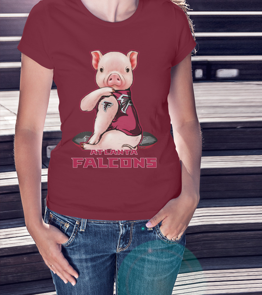 Atlanta Falcons Pig Mascot T-Shirt