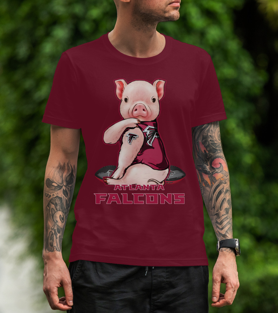Atlanta Falcons Pig Mascot T-Shirt