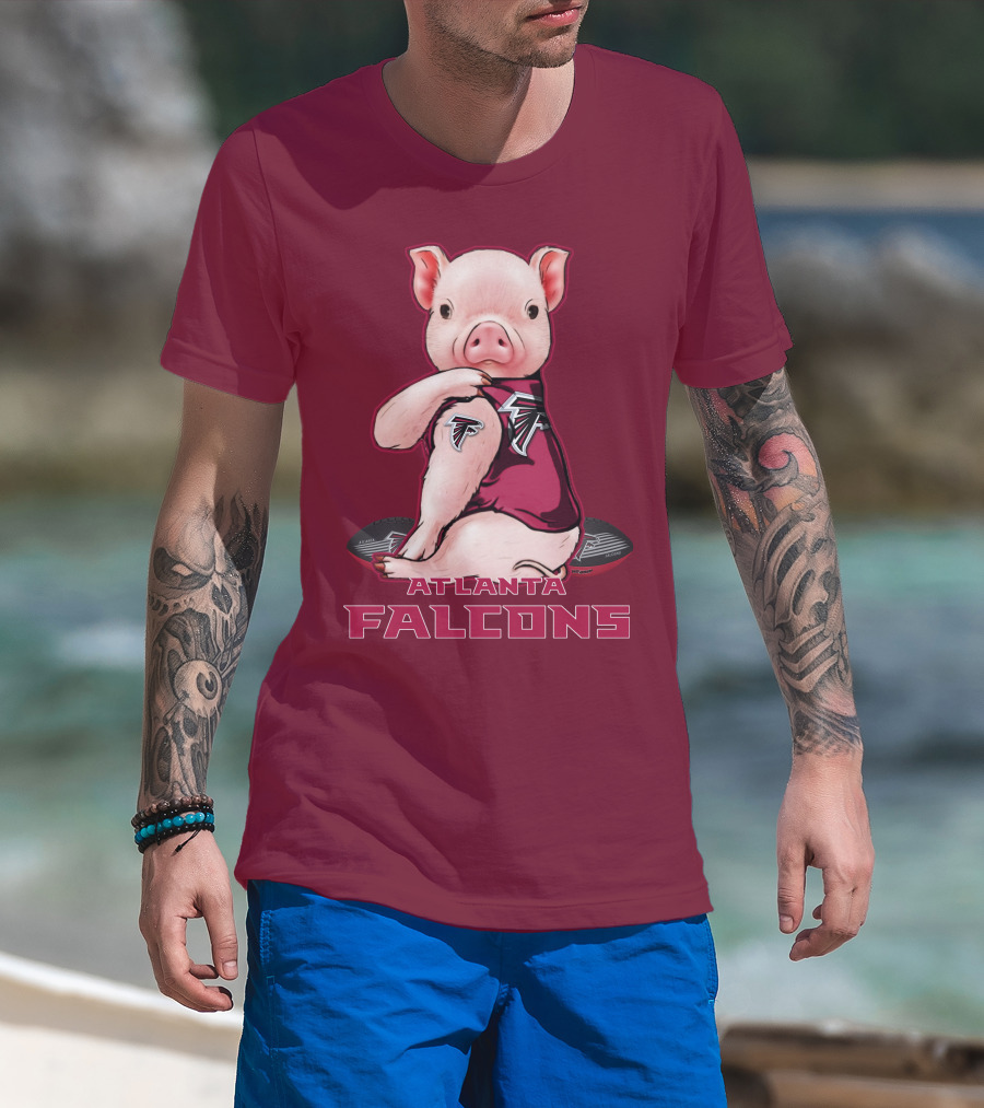 Atlanta Falcons Pig Mascot T-Shirt