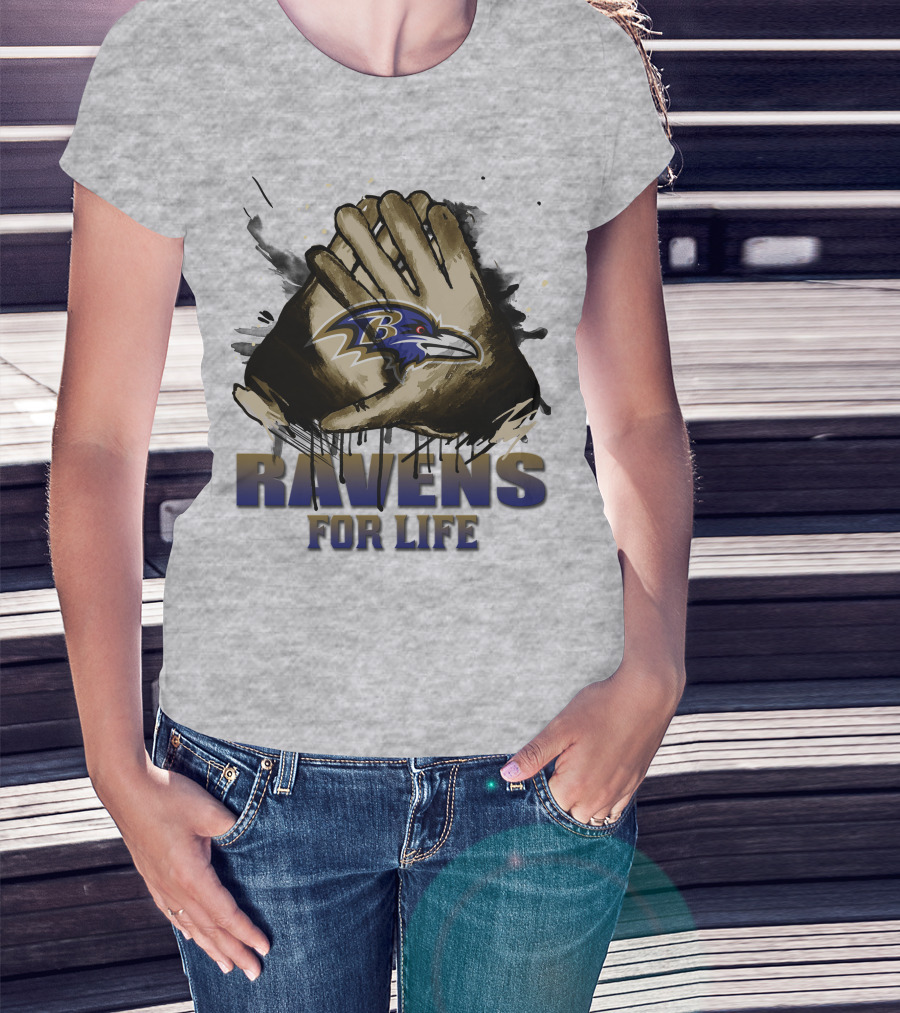 Ravens For Life Baltimore 28 T-Shirt