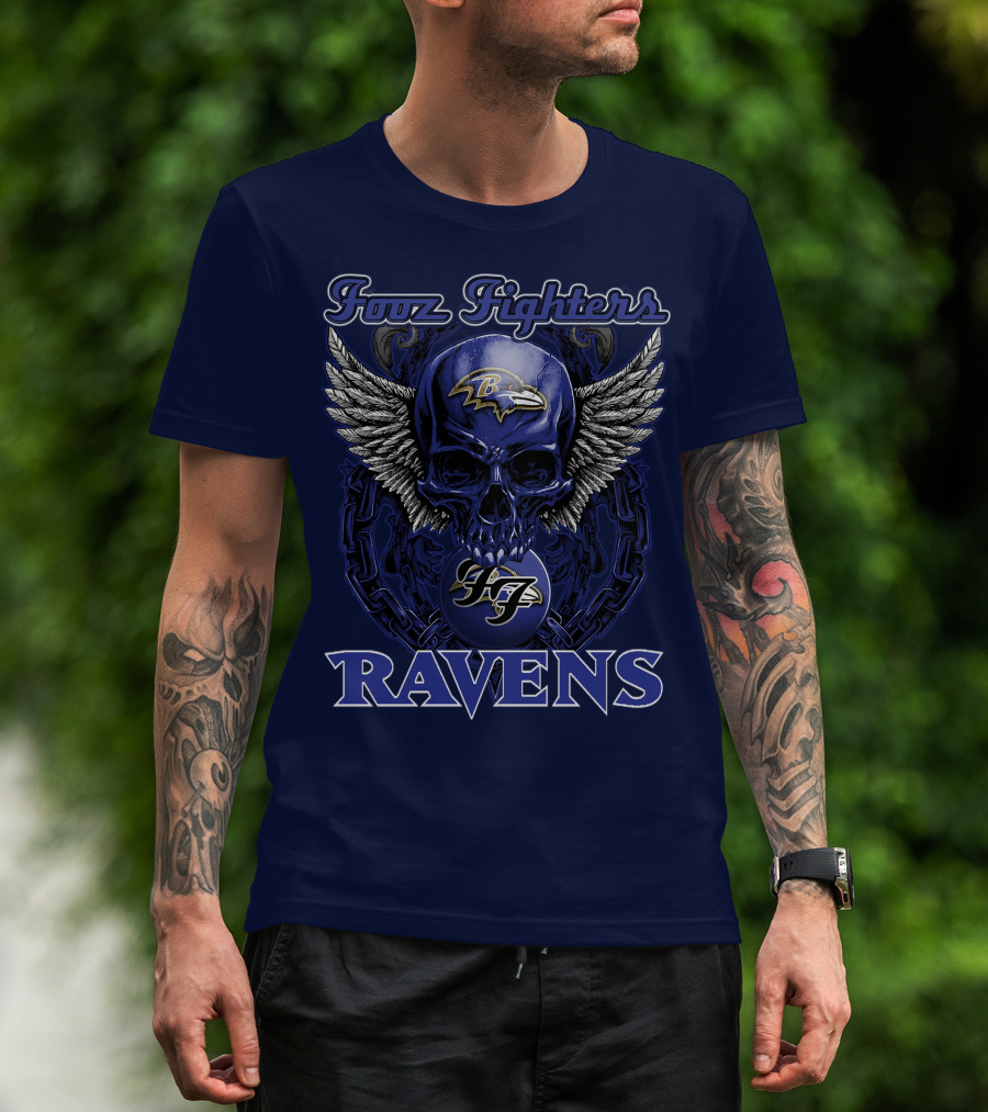 Foo Fighters Ravens Baltimore F7 T-Shirt