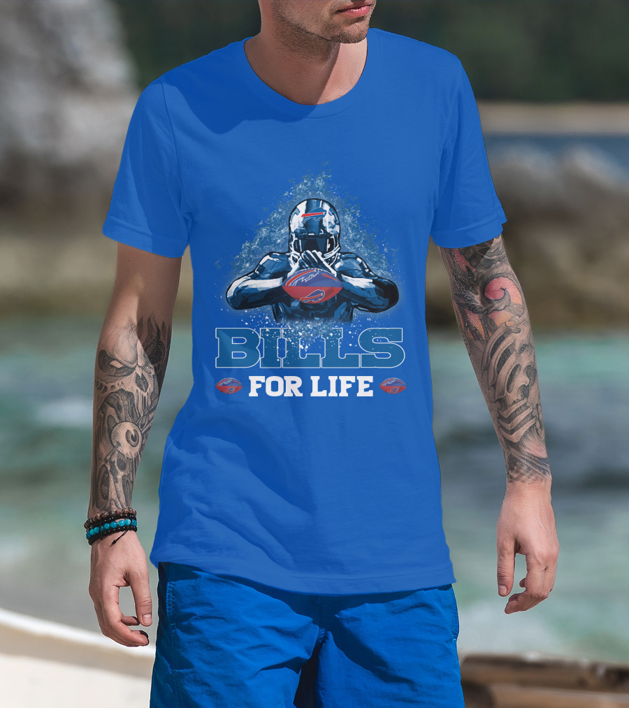Bills For Life Buffalo Bills Fan Spirit T-Shirt