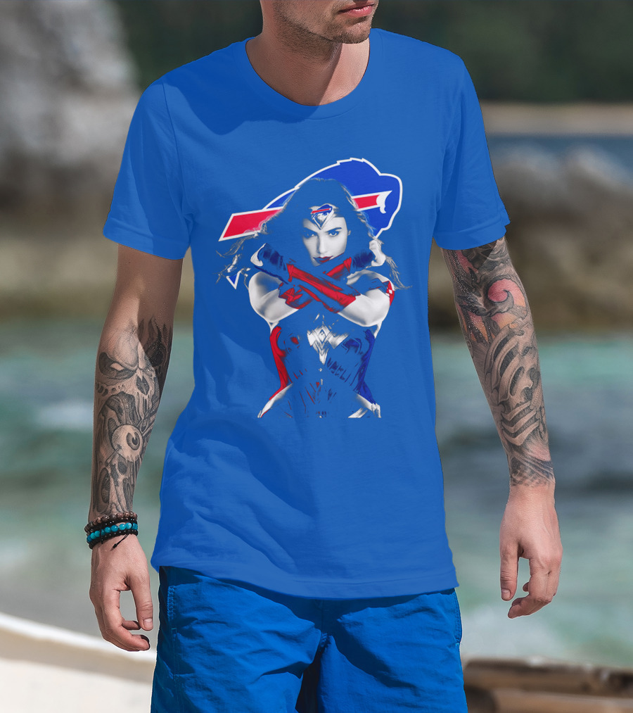 Buffalo Bills Wonder Woman Crossover T-Shirt