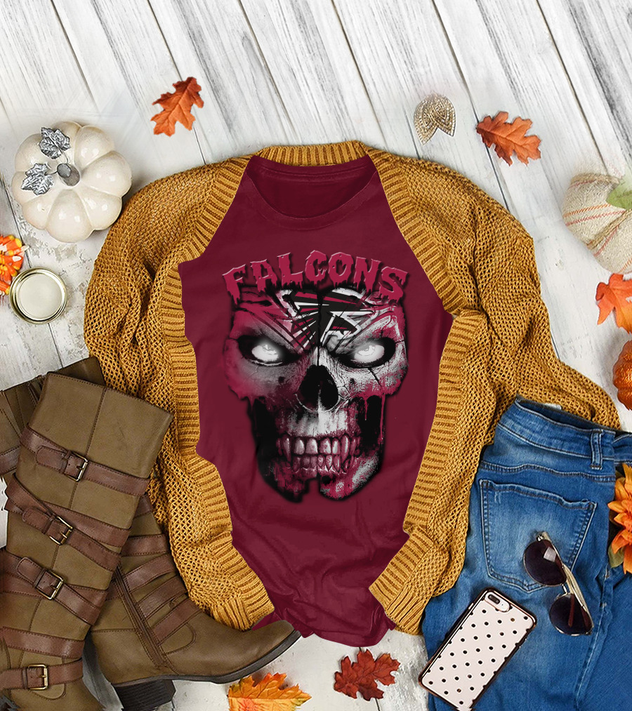 Falcons Skull Logo 64 T-Shirt