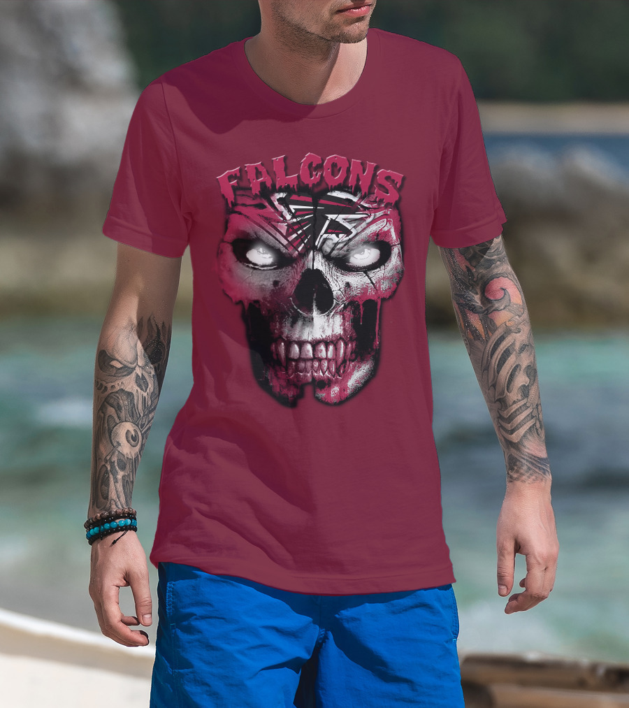 Falcons Skull Logo 64 T-Shirt