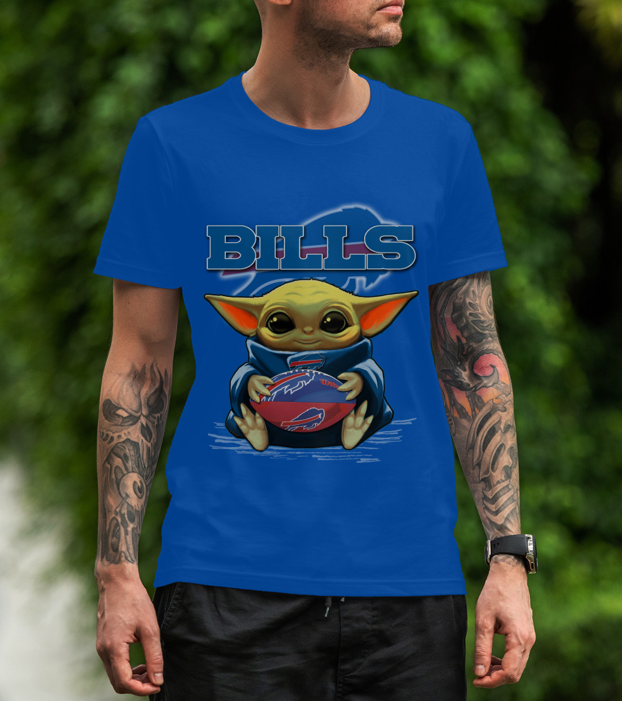 Buffalo Bills Yoda Football T-Shirt