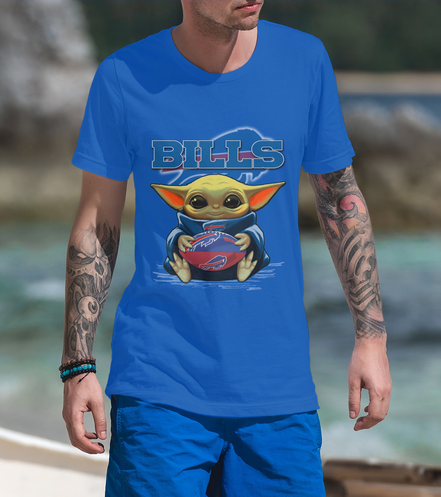 Buffalo Bills Yoda Football T-Shirt