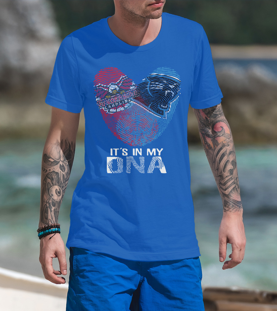 Carolina Panthers Tampa Bay Buccaneers It's In My Dna T-Shirt