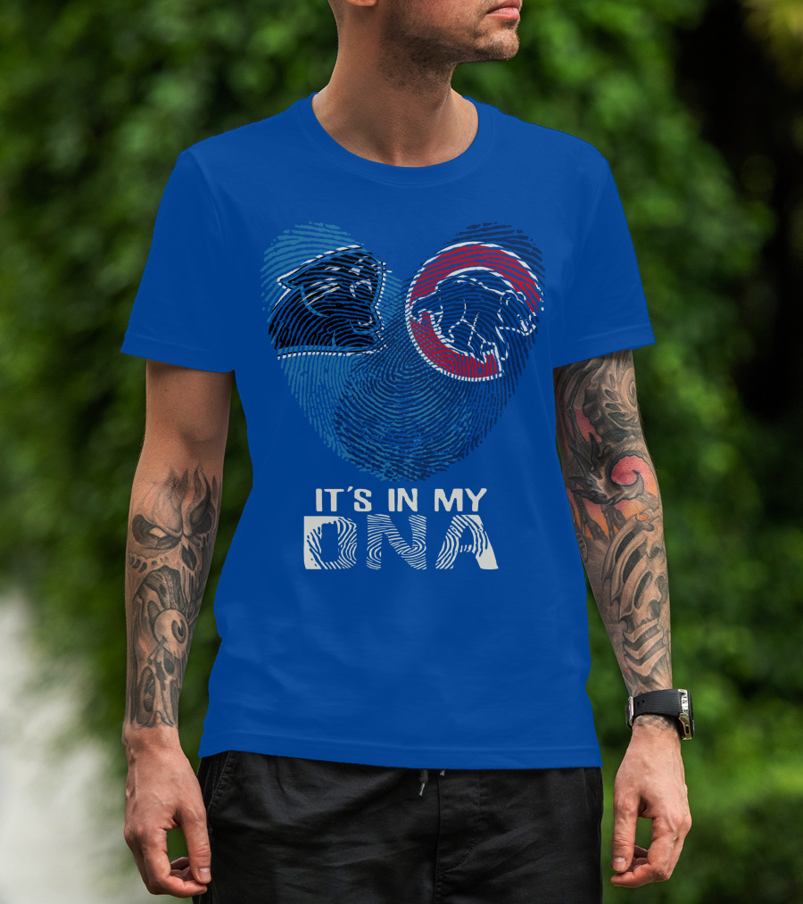 Carolina Panthers Buffalo Bills It's In My Dna T-Shirt
