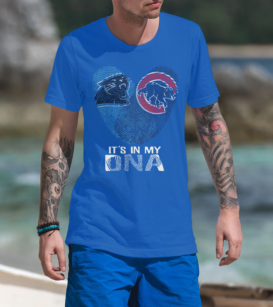 Carolina Panthers Buffalo Bills It's In My Dna T-Shirt