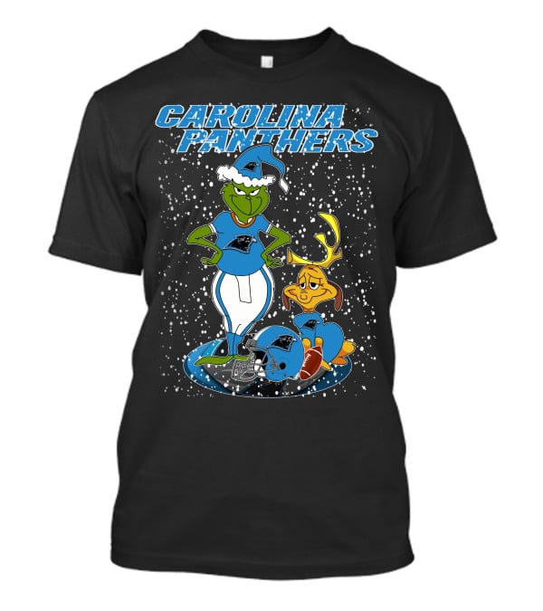 Grinchxmas Carolina Panthers Football Holiday Special T-Shirt