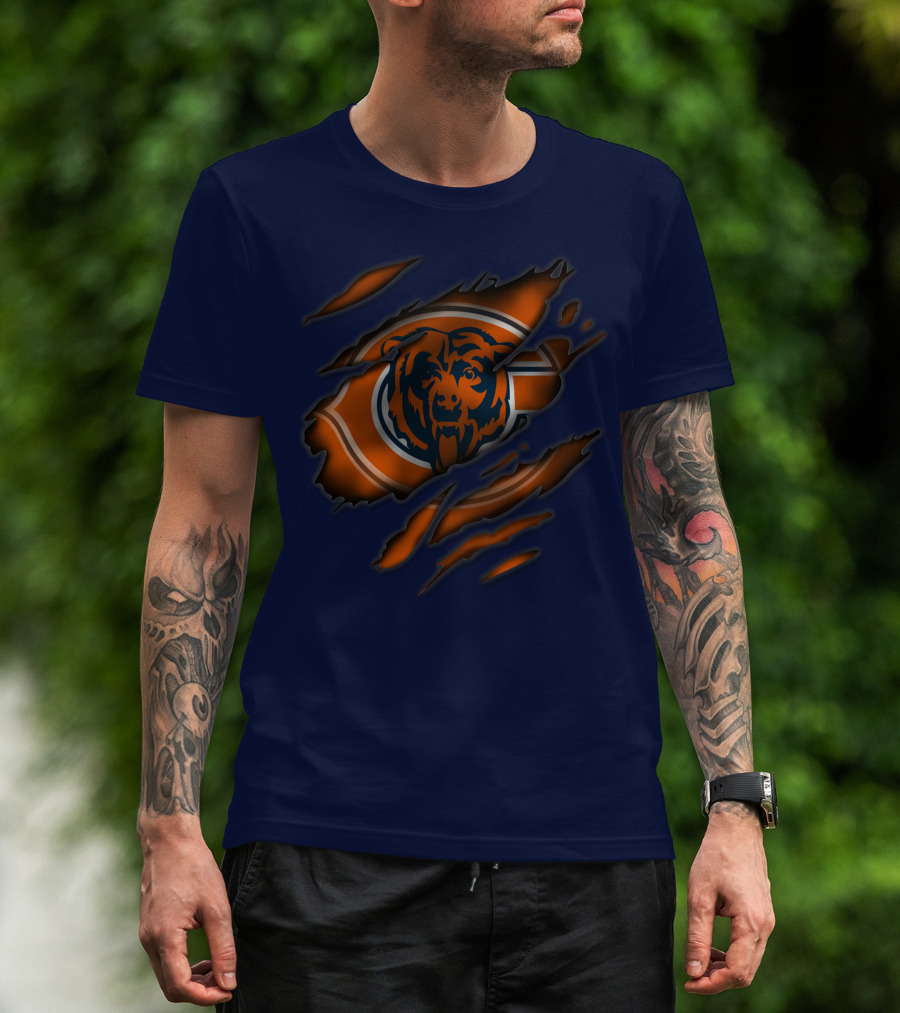 Chicago Bears 42 Claw Scratches T-Shirt