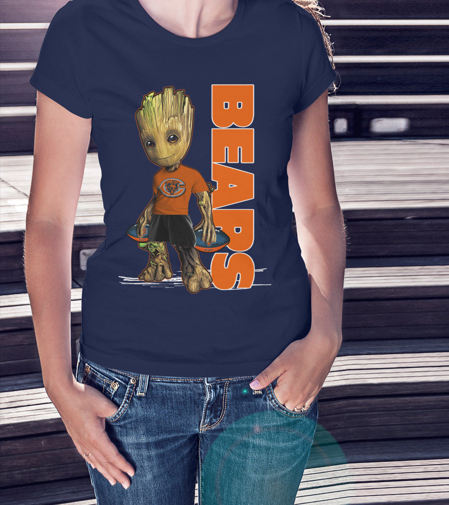 Groot Bears Chicago Nfl Football Fan T-Shirt