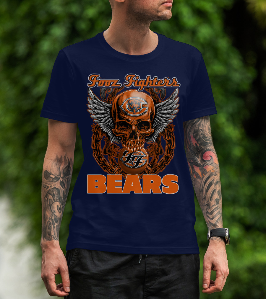 Fooz Fighters Chicago Bears T-Shirt