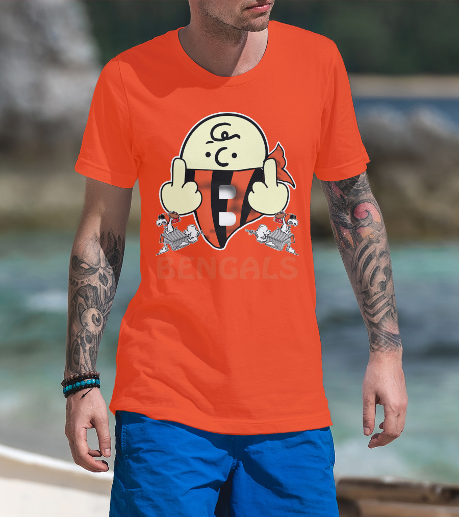 Bengals Snoopy Parody Cincinnati Football T-Shirt
