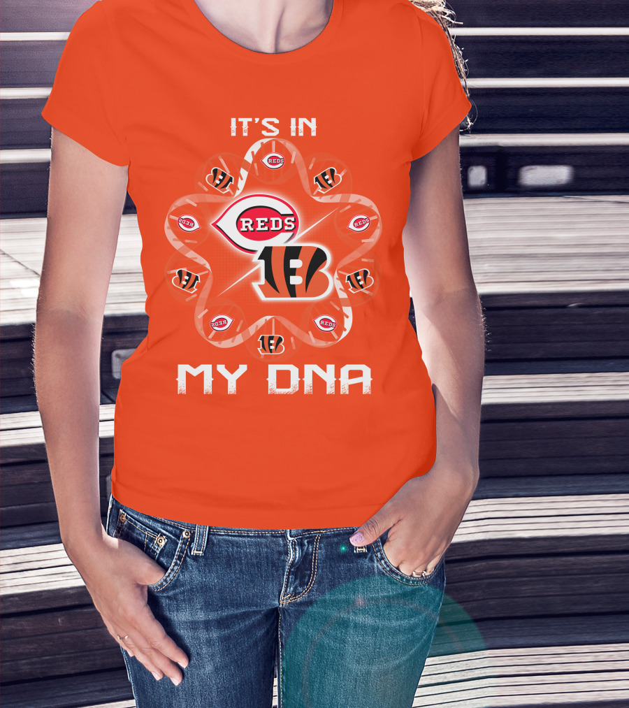 It's In My Dna Cincinnati Bengals Reds T-Shirt