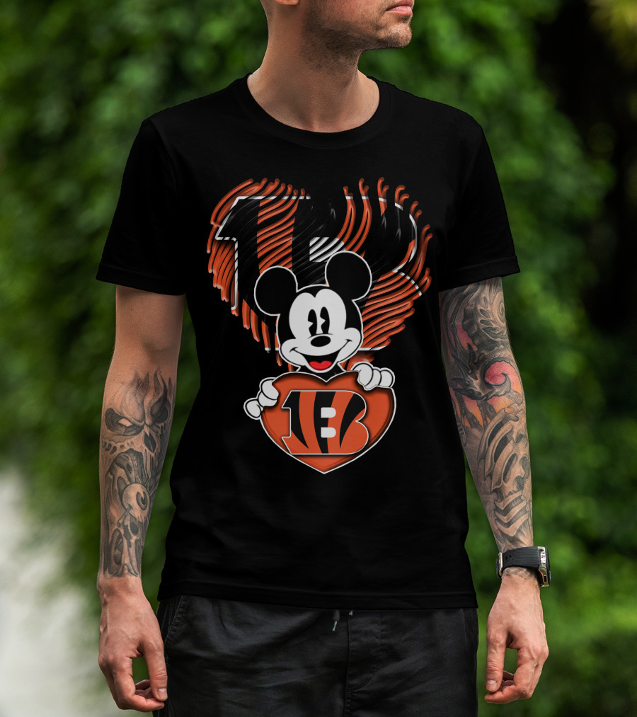 Mickey Mouse Cincinnati Bengals T-Shirt