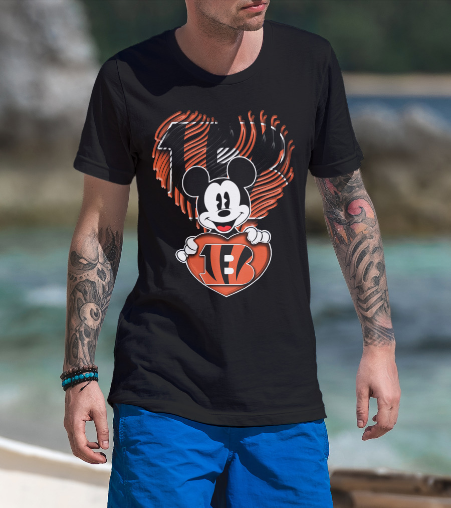 Mickey Mouse Cincinnati Bengals T-Shirt