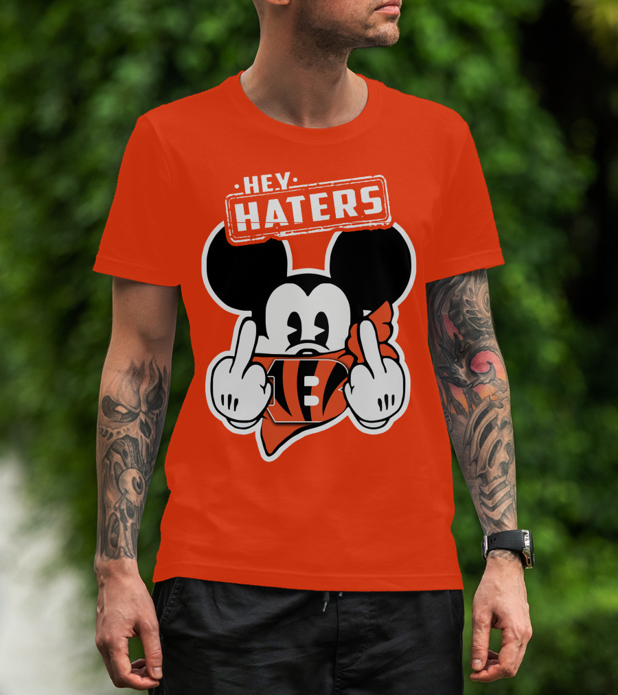 Hey Haters Mick V2 Cincinnati Bengals T-Shirt