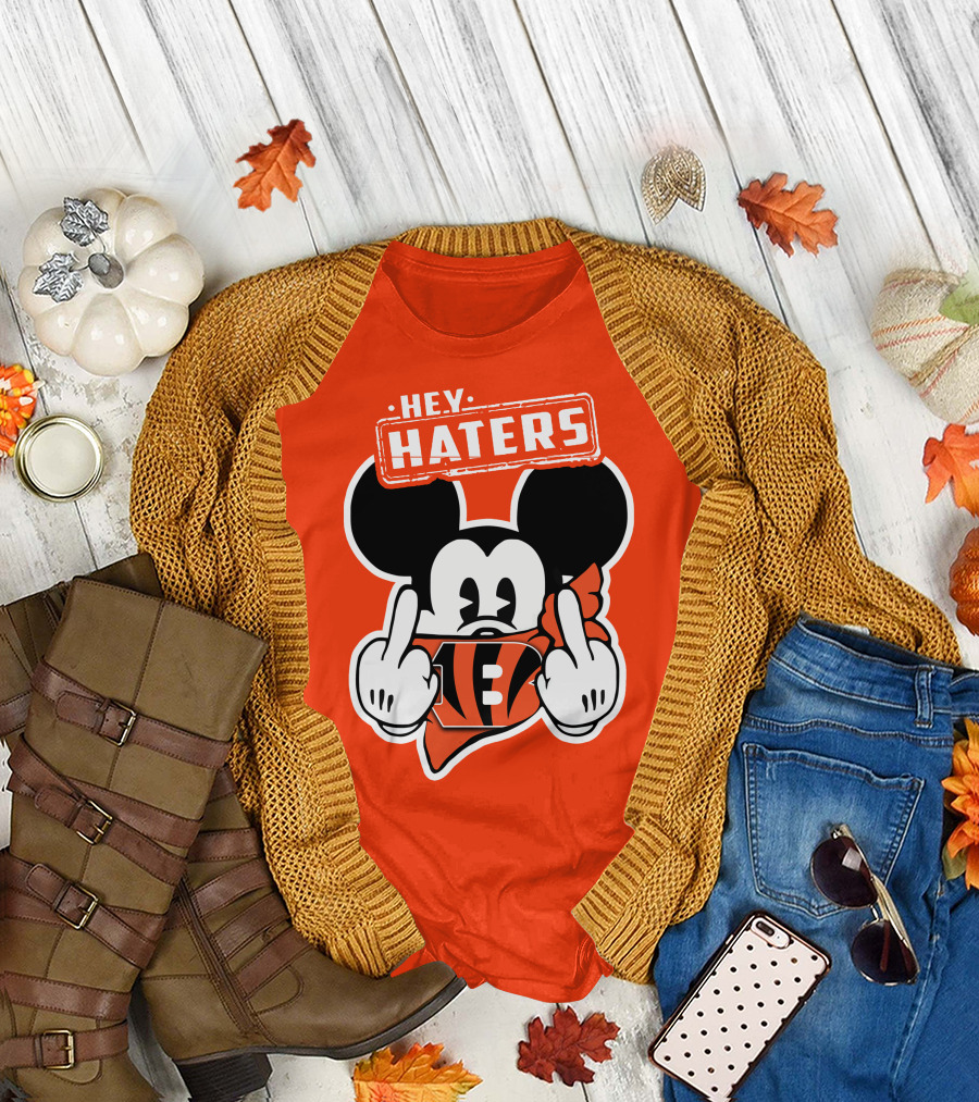 Hey Haters Mick V2 Cincinnati Bengals T-Shirt