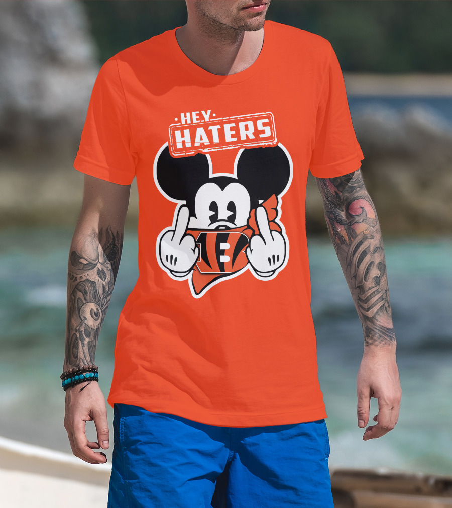 Hey Haters Mick V2 Cincinnati Bengals T-Shirt