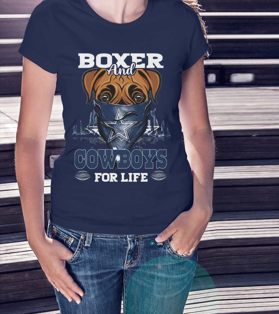 Boxer And Cowboys For Life T-Shirt