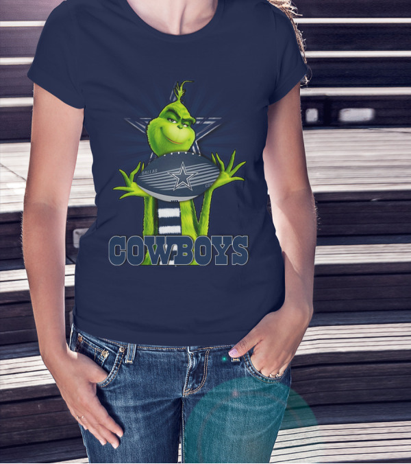 Grinch Dallas Cowboys Football T-Shirt