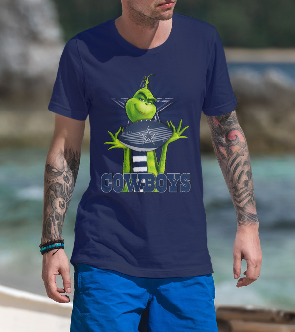 Grinch Dallas Cowboys Football T-Shirt