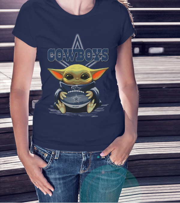 Yoda Cowboys Football Star Wars Dallas Fan Gear T-Shirt