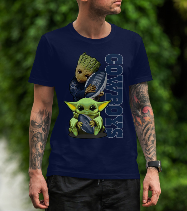 Grzd DALLAS COWBOYS COWBOYS Football Character T-Shirt