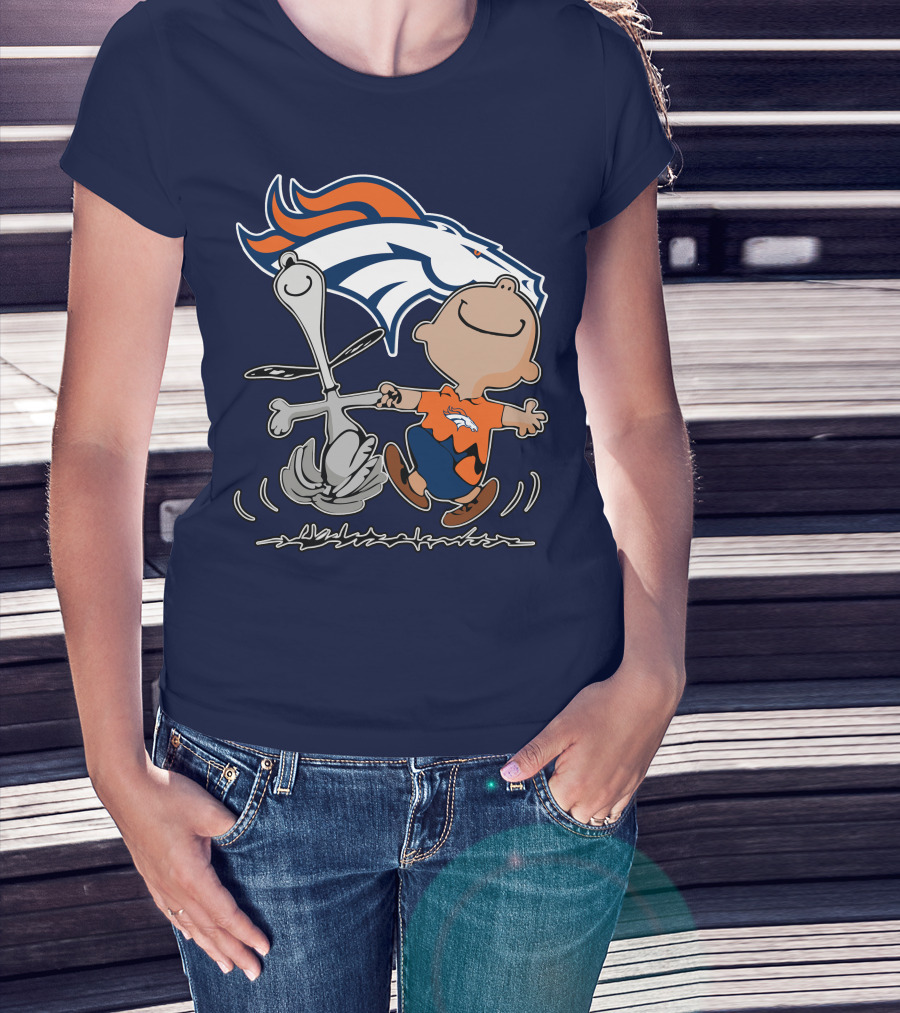 Denver Broncos Dancing Characters T-Shirt