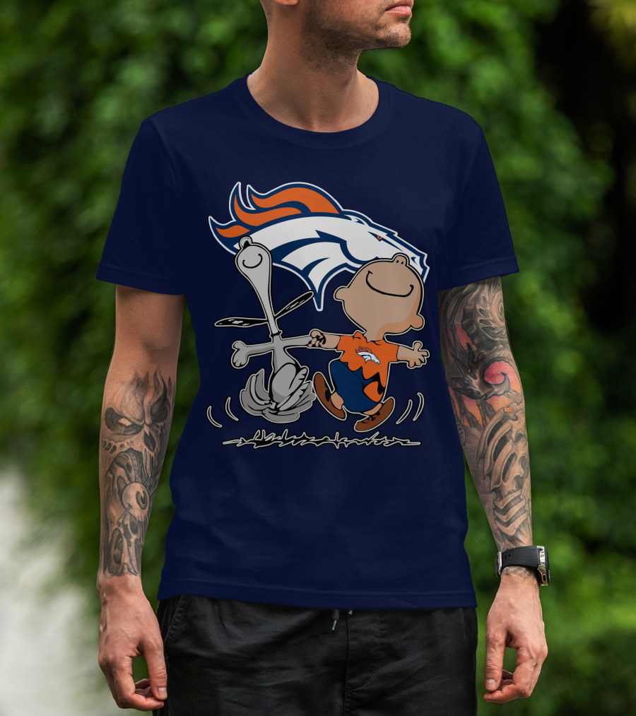 Denver Broncos Dancing Characters T-Shirt