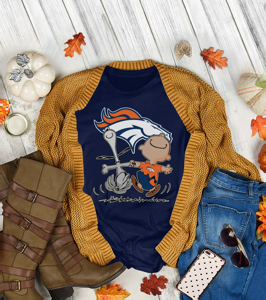 Denver Broncos Dancing Characters T-Shirt
