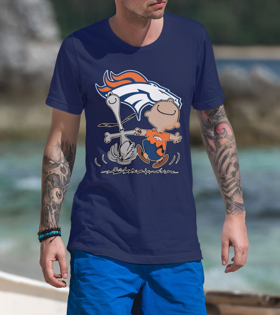 Denver Broncos Dancing Characters T-Shirt