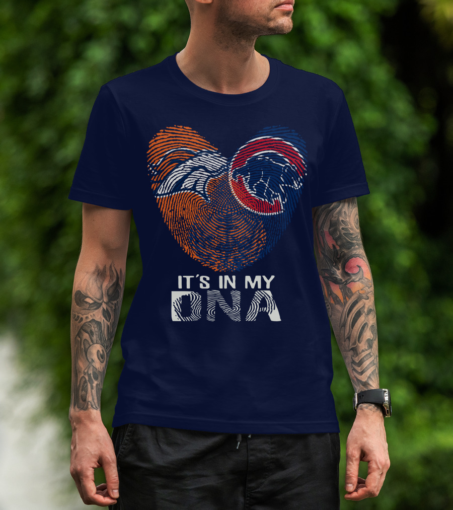 Denver Broncos It's In My Dna Fingerprint T-Shirt