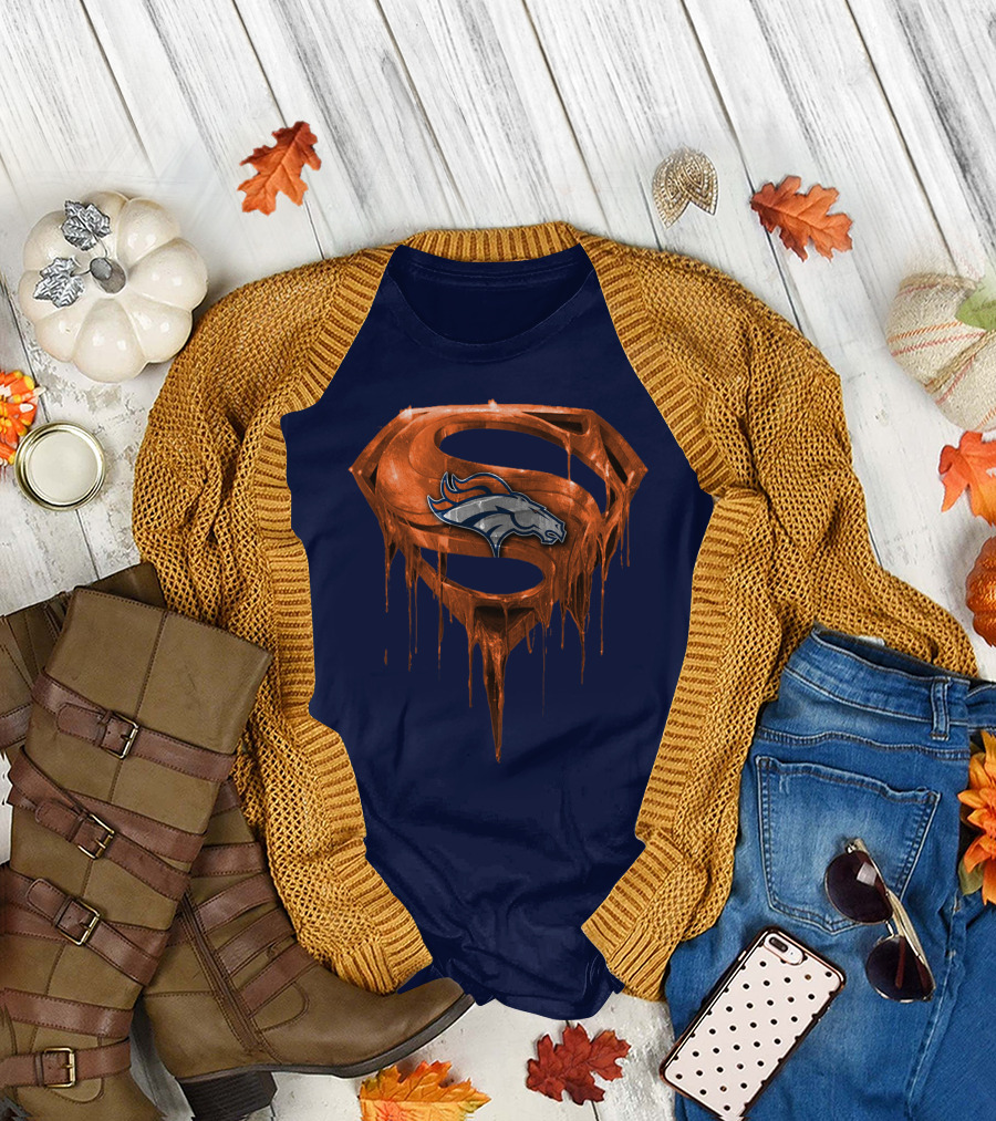 Superman Denver Broncos Fusion T-Shirt