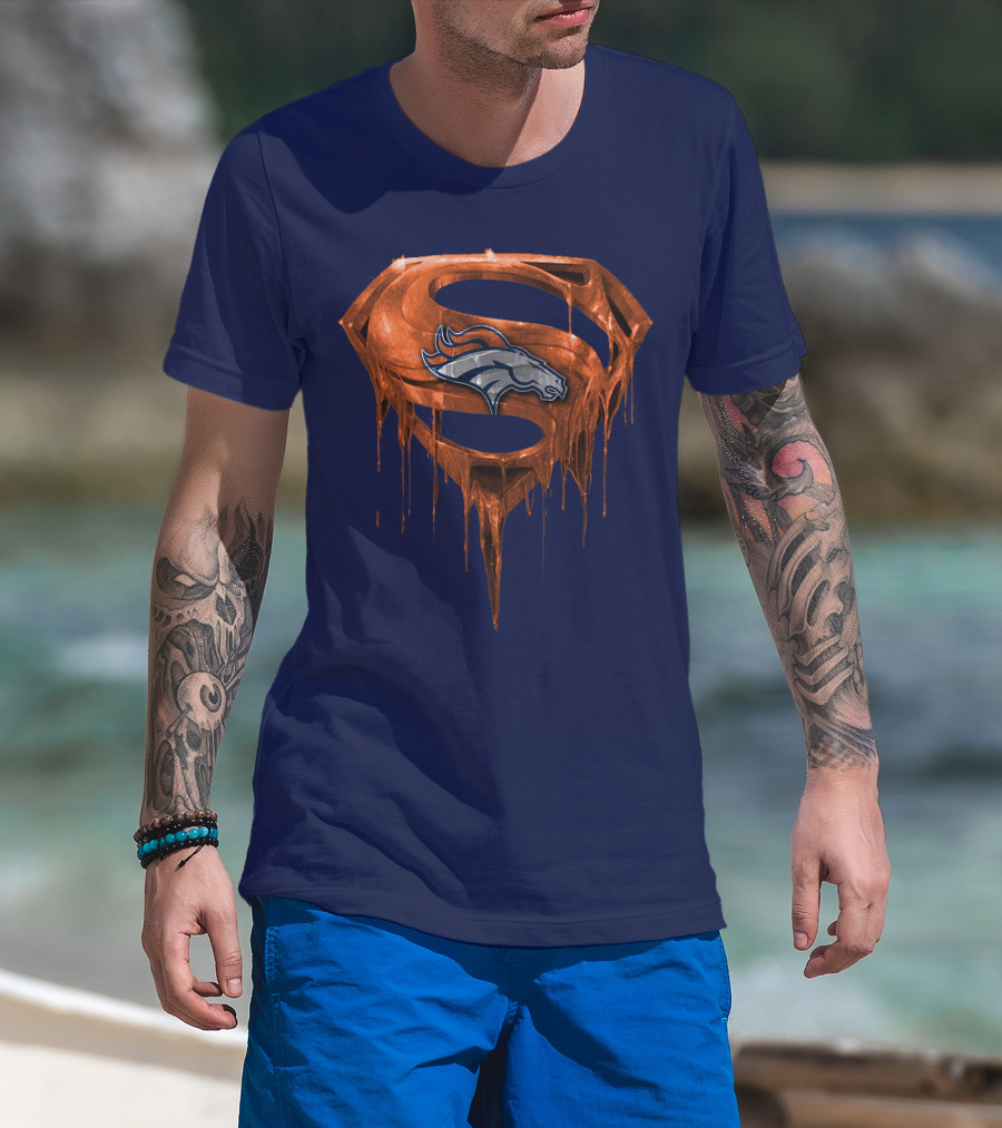 Superman Denver Broncos Fusion T-Shirt
