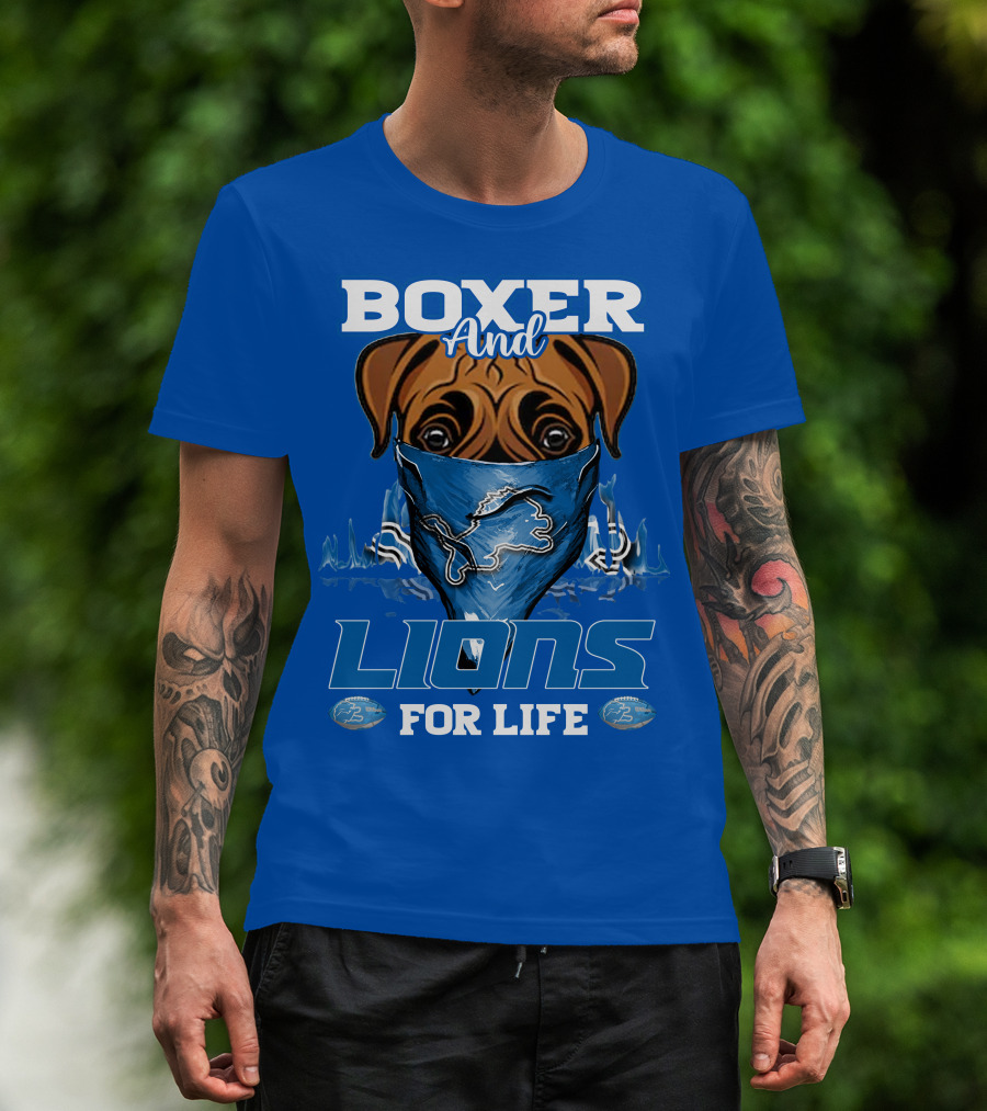 Boxer And Lions For Life T-Shirt