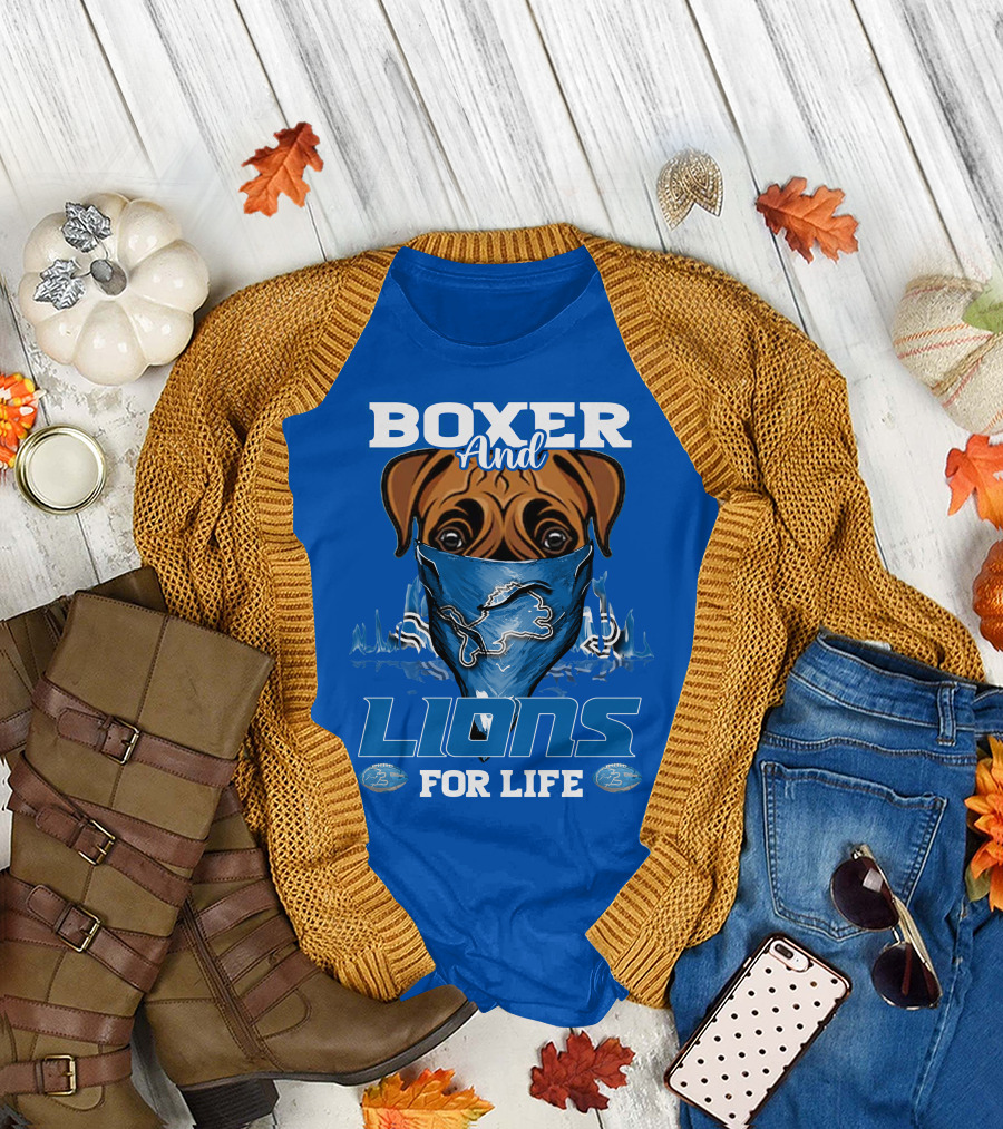 Boxer And Lions For Life T-Shirt