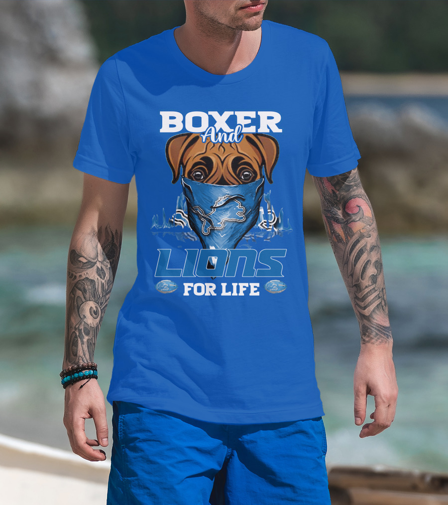 Boxer And Lions For Life T-Shirt
