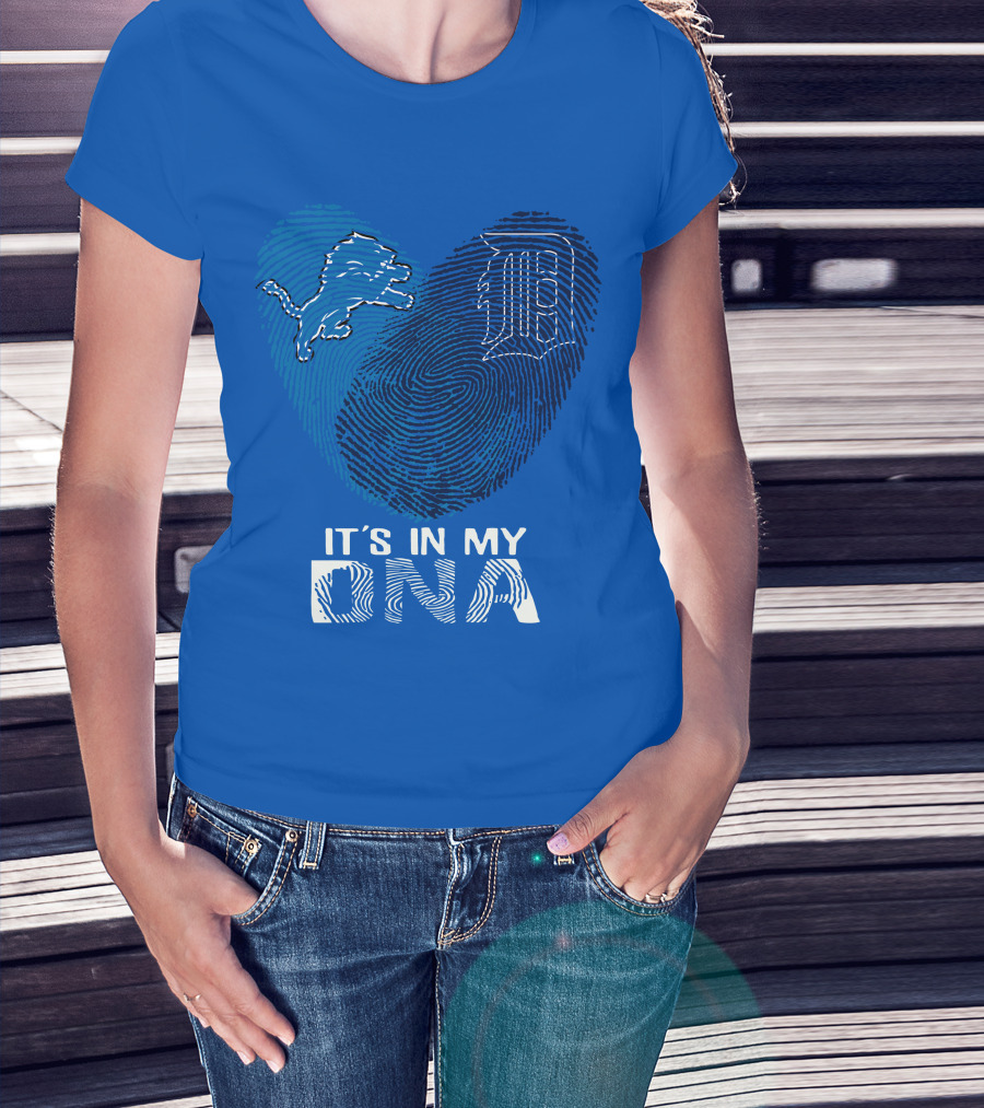 Detroit Lions Heart It's In My Dna T-Shirt