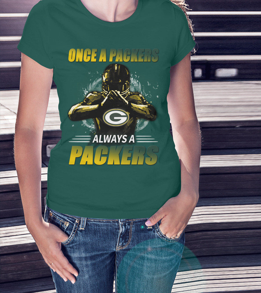 Once A Packers Always A Packers Green Bay Packers 38 T-Shirt